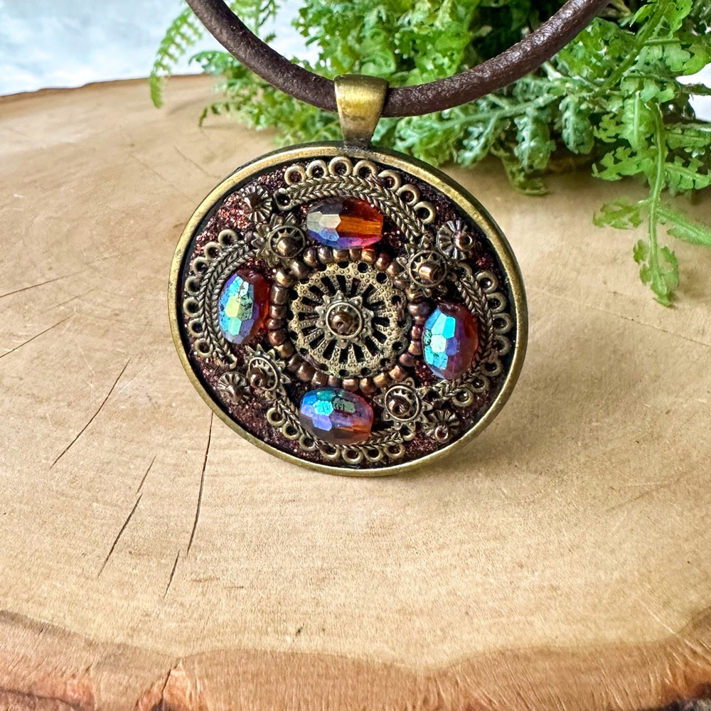 Cookie Lee Boho Necklace Rope Pendant NEW - Picture 2 of 5